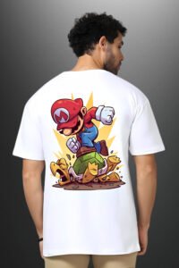 Mario Stomping Turtle
