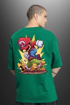 Mario Stomping Turtle