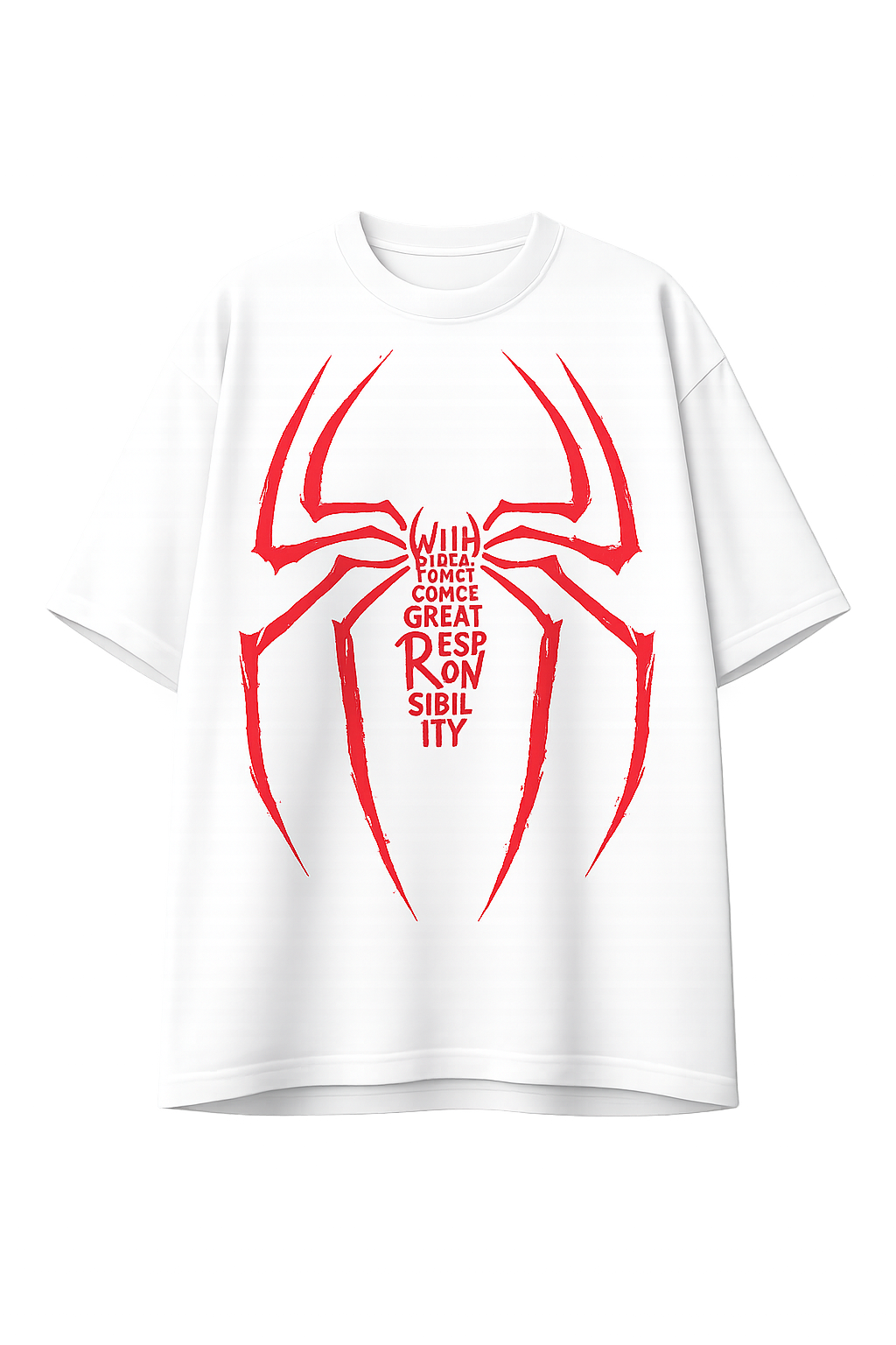 Responsibility Spider Oversized Tee