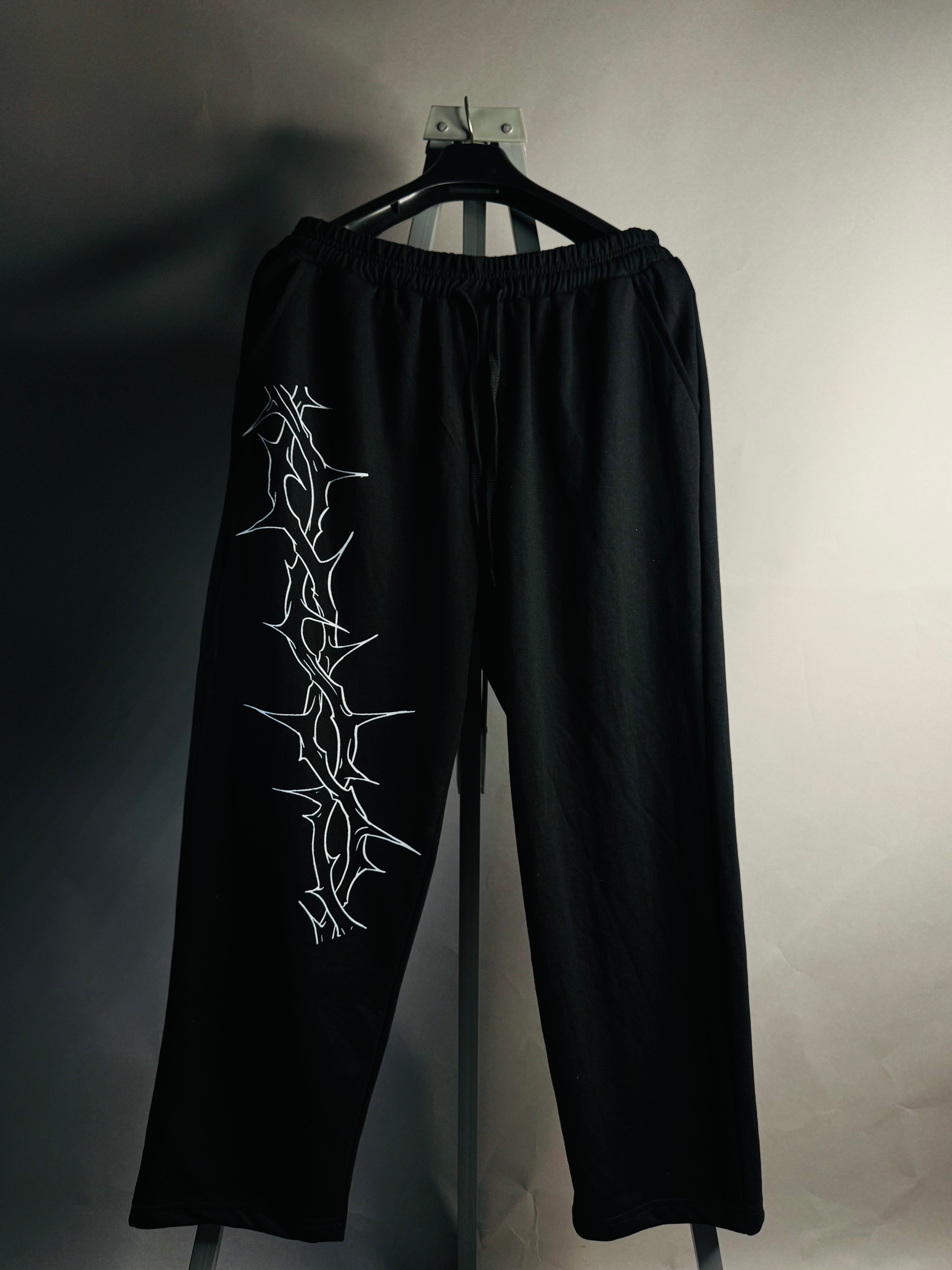Spikes athletic joggers for men with moisture wicking fabric