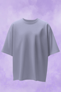 Solid Lavender Oversized T-shirt