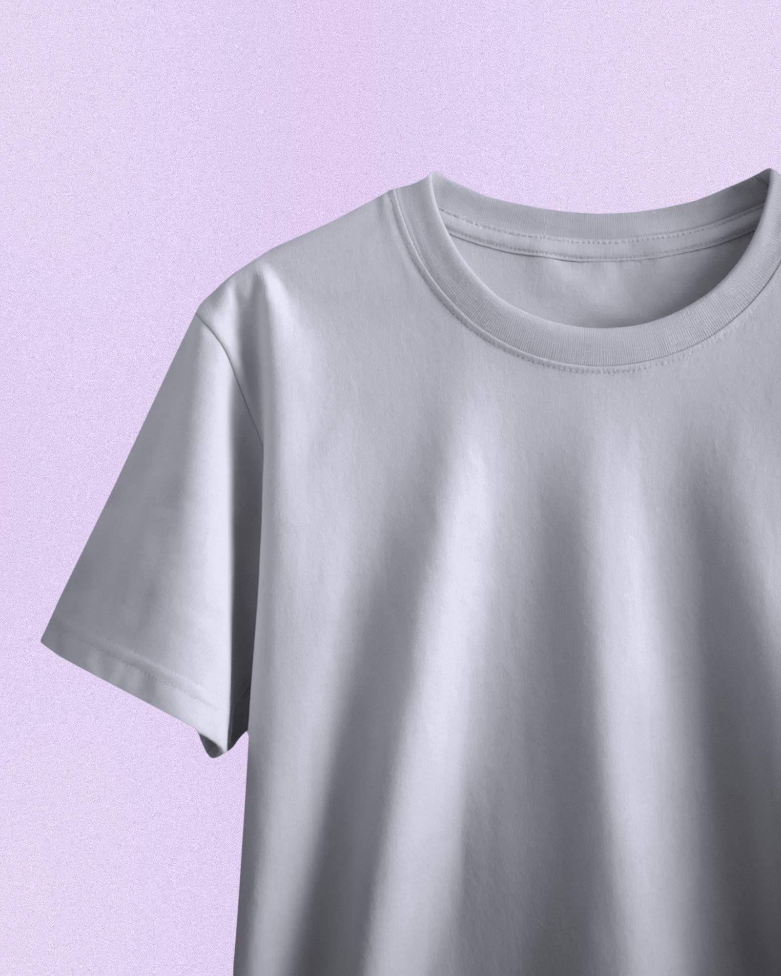 Plain lavender classic fit t-shirt